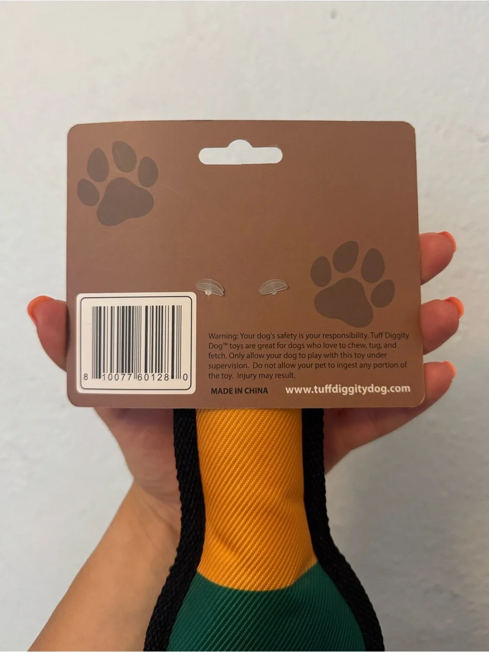 Haute Diggity Dog “Woof Clicquot Rosé” Champagne Dog Toy
